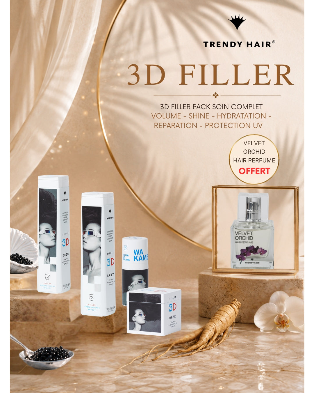 PACK 3D FILLER COMPLET + VELVET ORCHID PERFUME OFFERT