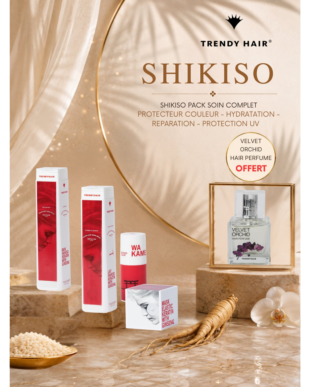PACK SHIKISO COMPLET + VELVET ORCHID PERFUME OFFERT