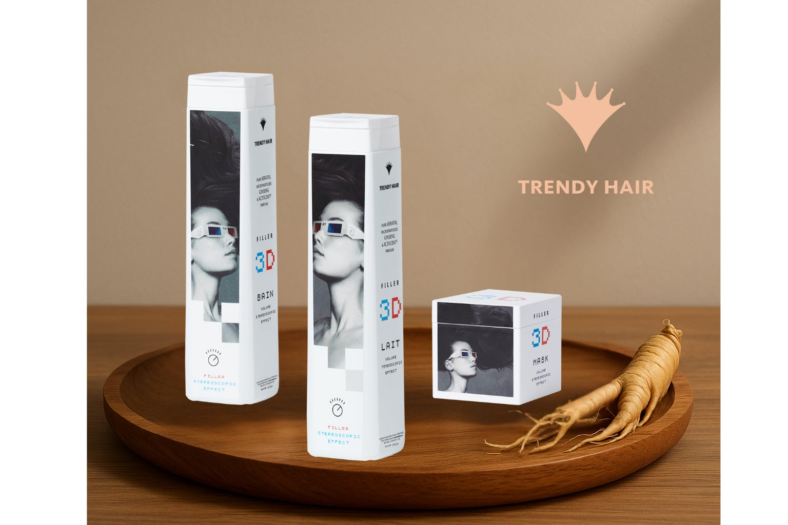 Trio trendy hair 3D Filler – Volume & shine