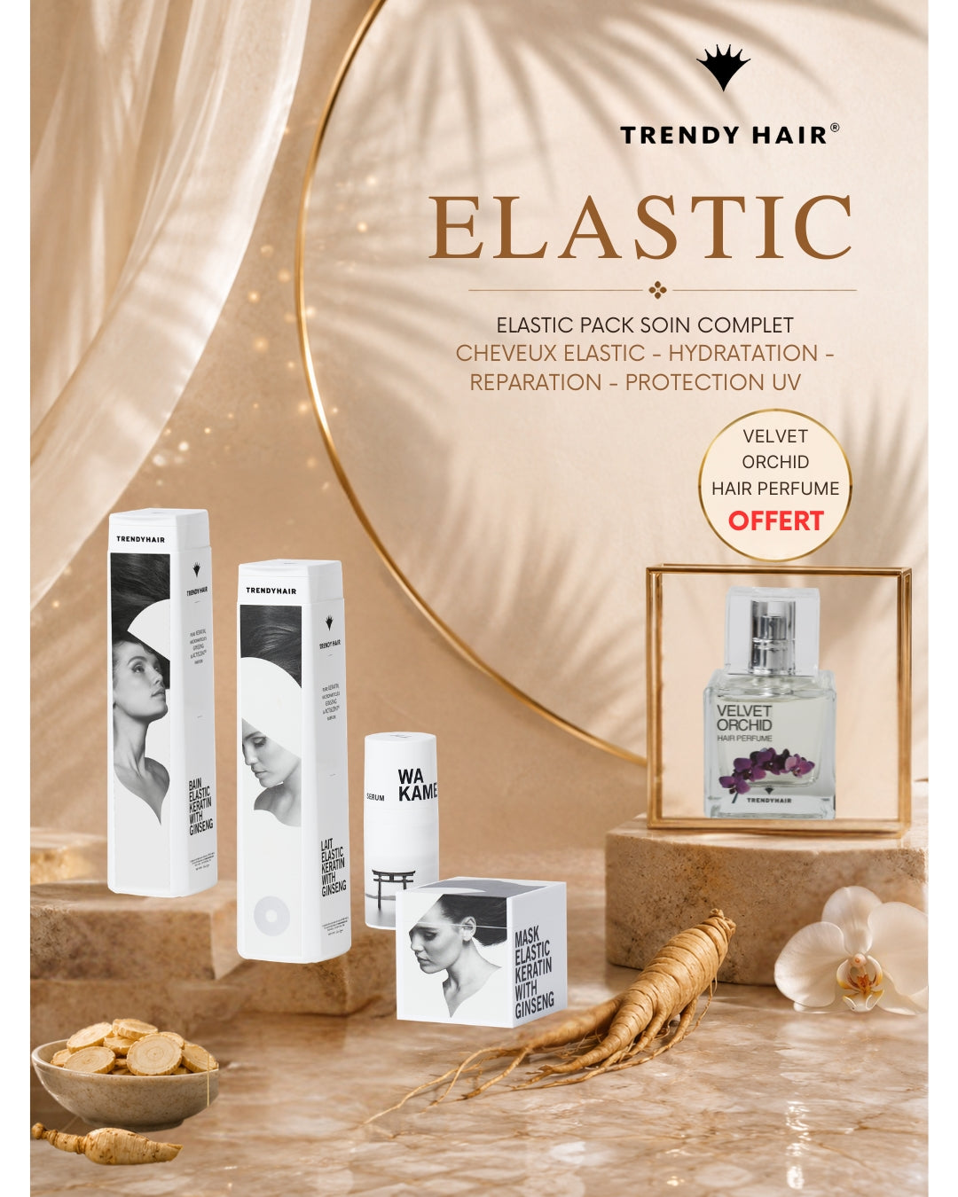 PACK ELASTIC COMPLET + VELVET ORCHID PERFUME OFFERT