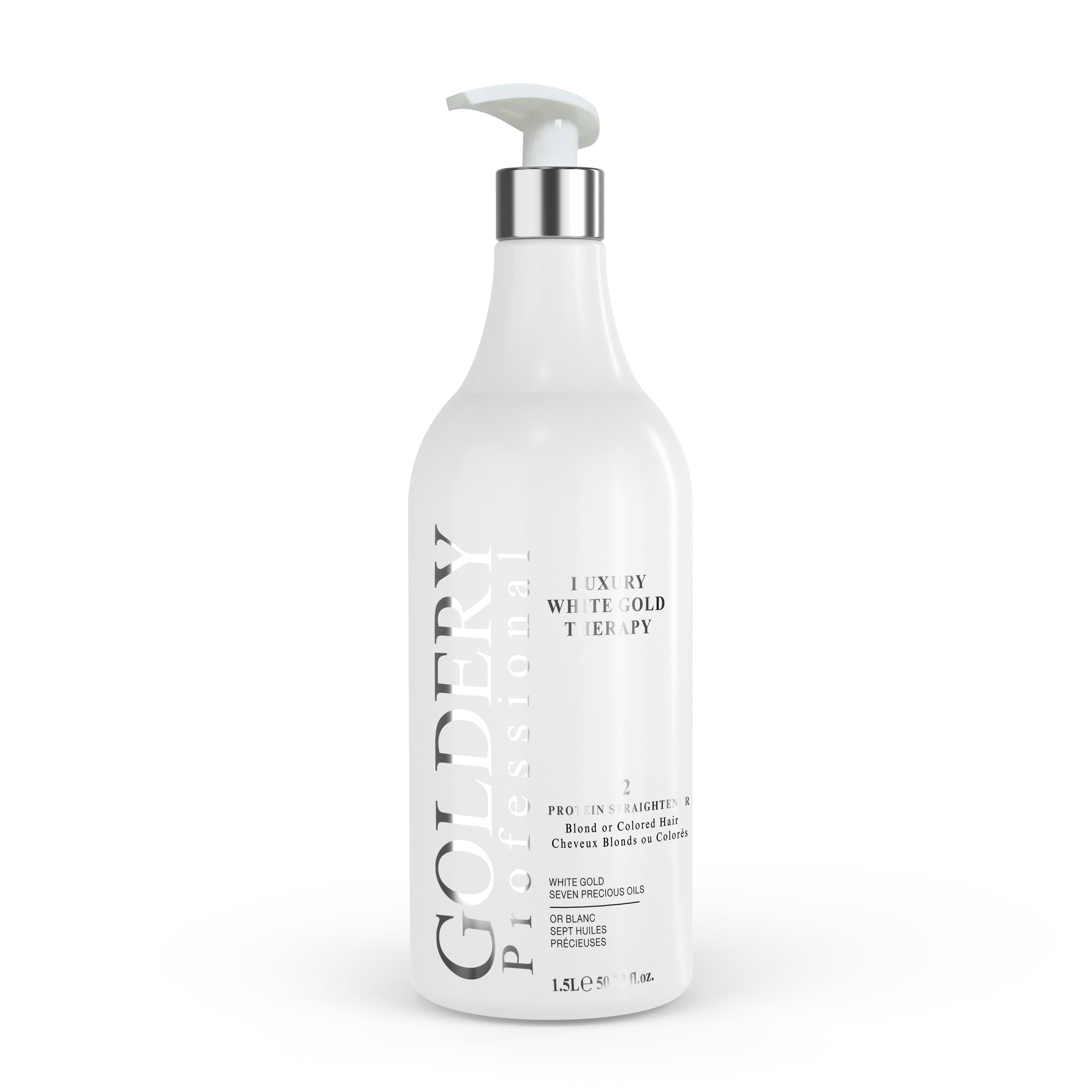 LUXURY WHITE GOLD THERAPY - Protéine Or blanc aux sept huiles précieuses 1.5 L