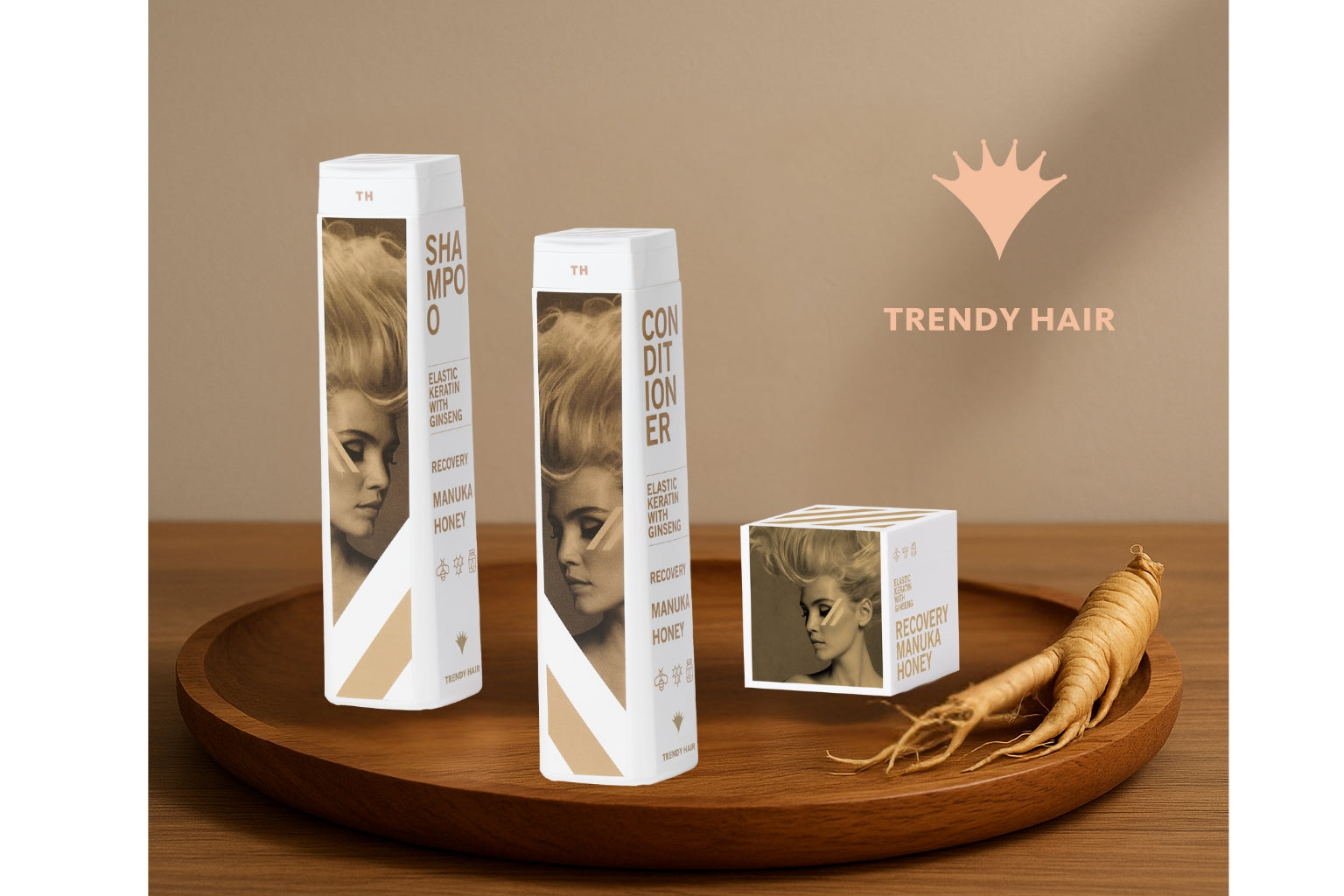 Trio Trendy Hair Manuka - Cheveux secs & abîmés