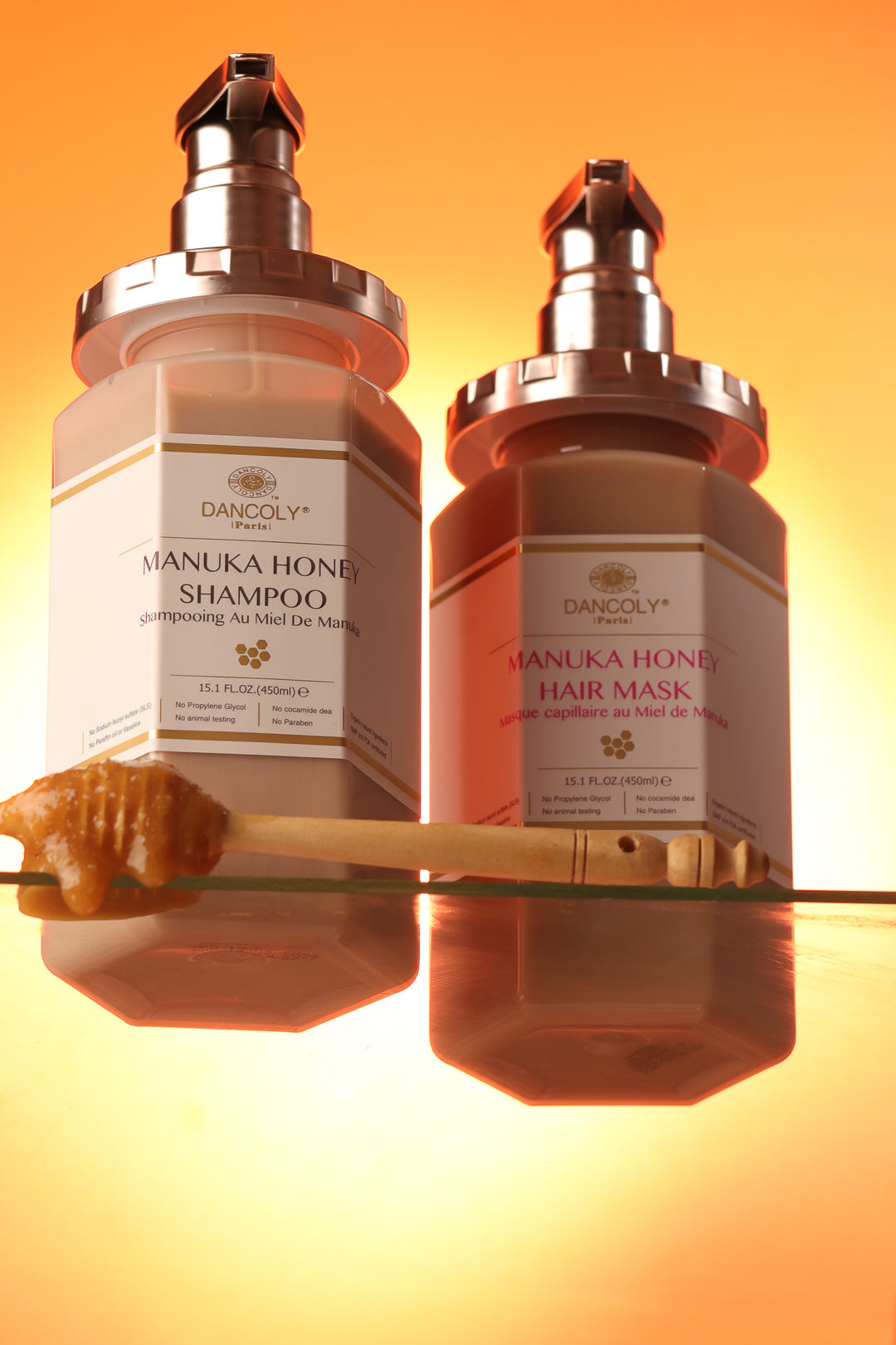 Manuka Honey Shampoing 500ml + Mask 500ml