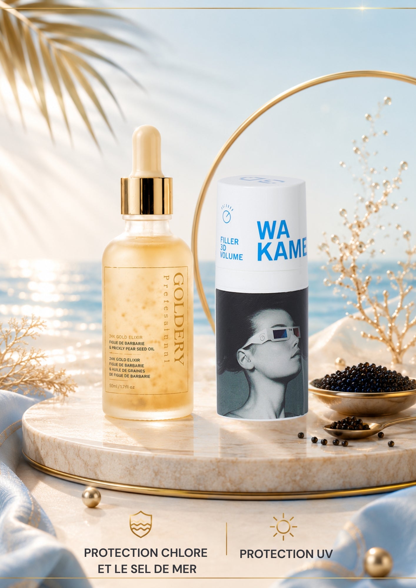 Duo Protection Été – Gold Elixir & wakame 3d filler
