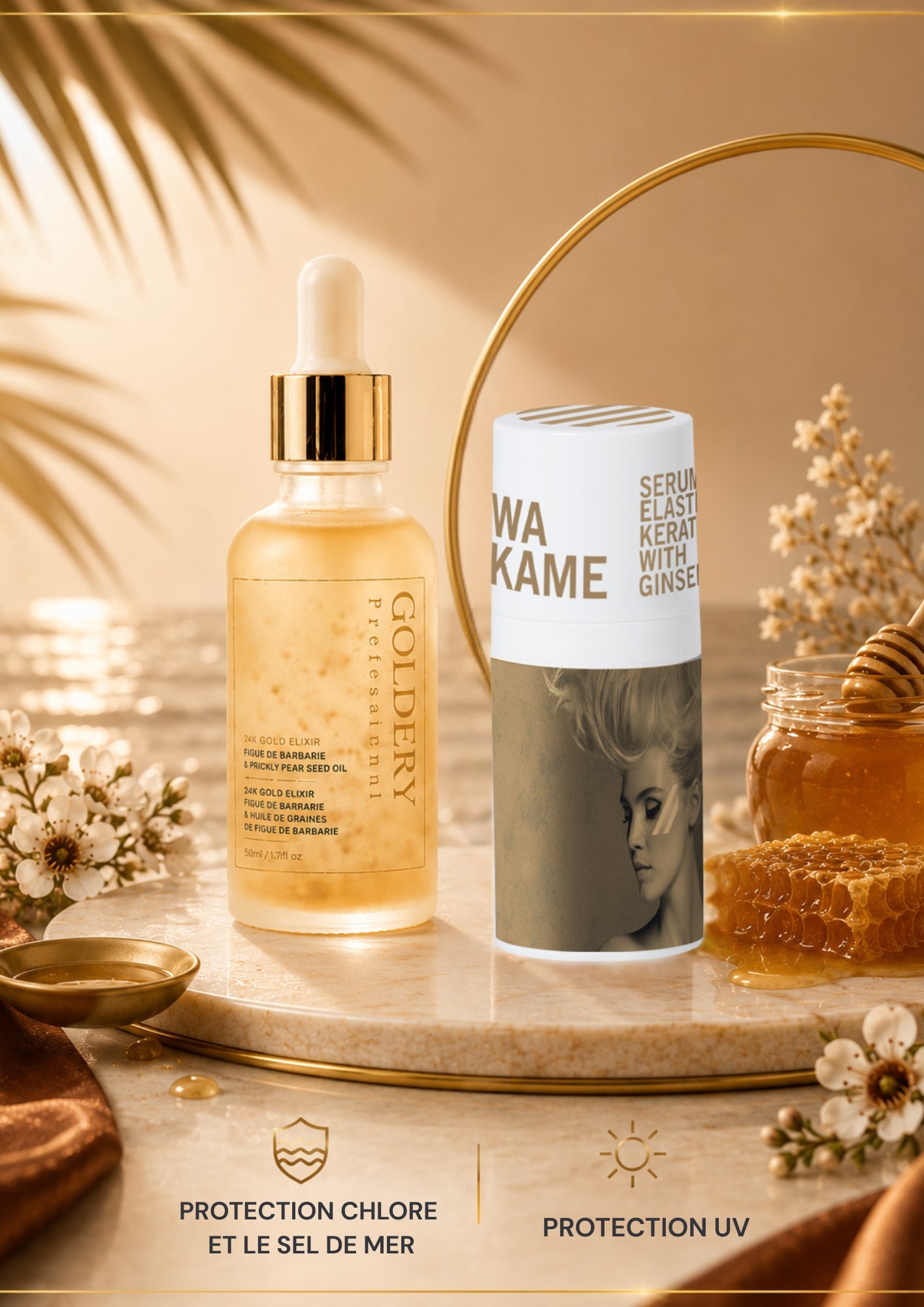 Duo Protection Été – Gold Elixir & wakame manuka